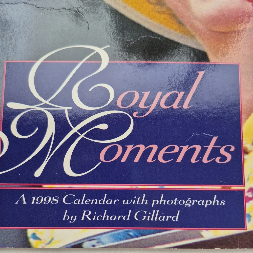 1998 Collectors British Royal Family Calendar 12 Month